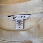 Athleta - NWT Power of She Crew Sweatshirt in Pelican Cream Sz M Photo 5