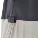 Saks 5th Avenue Saks Fifth Avenue Womens Dress 6‎ Black Gray Green Ruffle Sleeveless Career Work Photo 4