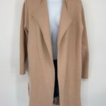 Chicwish  Womens Camel Open Front Knit Cardigan Long Sleeve Duster Photo 0