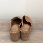 Madewell Womens  The Carey Mule Amber Brown Leather 2.5” Heel Slip On Stretch 11 Photo 1