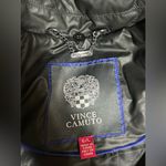 Vince Camuto Women's Lg.  black Belted Puffer Coat with removable fur collar Photo 10