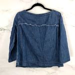 Madewell  Denim Herald Tee Top‎ Blue Womens Size XS Photo 6