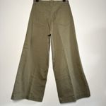 Ralph Lauren Polo Cotton Twill Wide-Leg Cropped Pants Women’s Size 8 Olive Green Photo 6