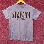 Nirvana In Utero Album Art & Track-listing Grunge Band Tee S Photo 2