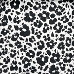 Sympli Shirt Womens 4 Black White Animal Print Satin Dolman Top Bold Edgy Unique Photo 5