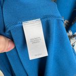 J.Jill  Wherever‎ Collection Floral Pleated Dress Small Blue Comfy Office Casual Photo 5