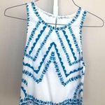 Molly green Blue & white tank top Photo 0