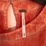 Free People  Orange Loose Tunic gathered Bottom XS Photo 1