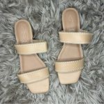 Joie  Chiara neutral nude double strap square toe sandal women’s shoe size 8.5 Photo 1