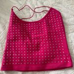 Revolve rhinestone pink tank top Photo 0