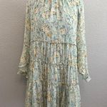 Storia Floral Bell Sleeve Dress Size Large Photo 0