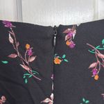 AFRM Channa Ruched Neck Floral Printed Black Long Photo 8