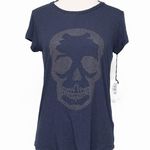 Zadig & Voltaire  -   Skull Cotton & Modal T-shirt - Navy Photo 0