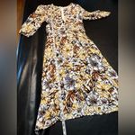 Anthropologie Faithful the Brand x Chloe Midi Dress long sleeve deep VNeck cut 6 Photo 15