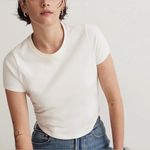 Madewell Heavyweight Jersey Crewneck Tee - True Black | Size XS Photo 11