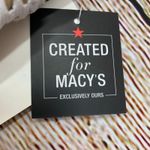 Bar III  Artisan Crochet Halter‎ Bikini Top White Nude Lined [Size XL] NWT Photo 1