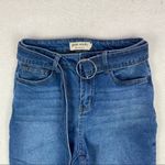 Great Smokey Womens Jeans Size 3 Stretch Medium Wash Denim Belted High Rise‎ Blue Photo 2