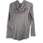Vineyard Vines Vineyard Slub Whale Women's Active Pullover Crew Neck Printed Hoodie Shirt Small Photo 2