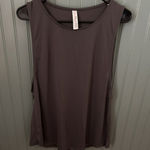 Maternity Nursing Athletic‎ Tank Top Latched Mama Size Medium M Side Nursing Gray Photo 0