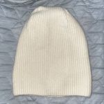 Torrid Beanie Hat Ribbed Foldover Ivory Off White Winter Warm Ski Knit Cap Photo 2