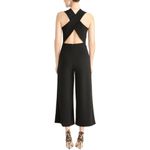 Rachel Roy Jumpsuit Black V-Neck Cross Back Wide Leg Pants Size XXL NWT $139.00 Photo 2