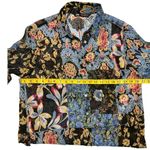 ZARA  Patchwork Floral Blouse – Mixed-Print Button Front, Size S Photo 5