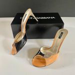 Dolce & Gabbana Slide Heels Camoscio Ayers Stagnola Sz 41 (11) Photo 11