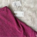 Good American  Swim 90s Hot One Shoulder One Piece Metallic Hawaiian Pink… Photo 1