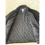 Old Navy  Wool Blend Black Jacket Coat‎ Full Zip Quilted Lined Warm Classic Photo 5