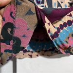 Multicolor Patterned Women's Skirt Yigal vintage Y2K :Box OW2: Red Size 2 Photo 2