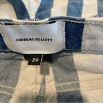 Current/Elliott  The Westside Jean Short Blue White Bay Stripes Size 29 Photo 10