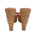 Veronica Beard Donata Suede Sandals Wedges in Pink Photo 5