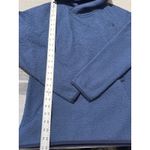 The North Face Osito Fleece Hoodie Pullover Blue Womens S P Textured Hooded Photo 2