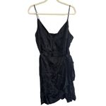 Steve Madden NWT Georgina Jacquard Faux Wrap
Satin Minidress In Black Size 12 Photo 2
