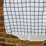 Jealous Tomato  White Blue Green Plaid Sleeveless Keyhole Blouse Size Small Photo 2