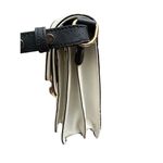 Rebecca Minkoff Handbag Bag Crossbody Hudson White Black Saffiano Leather Flap Photo 3