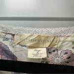 Victoria's Secret VTG  White/Purple Floral Print Silk Pajama Top size L Photo 1
