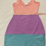 DB Colorblock Sleeveless Maxi Tank Dress woman’s size small Purple Photo 1