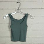 Brandy Melville  Green Tank one size Photo 3