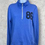 PINK - Victoria's Secret Victoria’s Secret Pink Blue Half Zip Pullover Small Photo 0