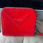 Balenciaga  red small wallet  Photo 0