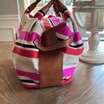 Kate Spade stripped canvas satchel Photo 4