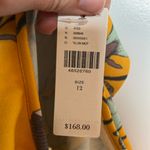 Anthropologie  | Varun Bahl Warbler Yellow Floral Jumpsuit NWT Size 12 Photo 3