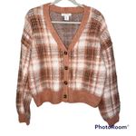 ✨ Cupcakes & Cashmere Brushed Cropped Boyfriend Cardigan✨ Orange Size L Photo 1