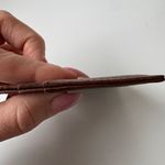 Coach Vintage Slim Unisex Wallet Credit Card Holder Leather Brown 3” X 4” Photo 4