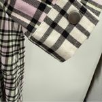 Torrid Plaid Flannel Hooded Anorak Jacket in Pink White Black Sz 3X Plus Photo 9