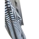 UGG  Women’s Black / White Stripe Robe Kimono Size L Photo 3