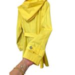 Ralph Lauren Trench coat with hood Size L Color Canary Yellow Photo 6
