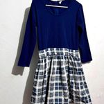 Kate Quinn women’s 3/4 sleeve ballerina dress Size medium M : Box W07: Blue Photo 0