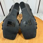 Torrid  Rhinestone Embellished Wedge Sandals Black 7.5‎ WW Extra Wide Photo 8